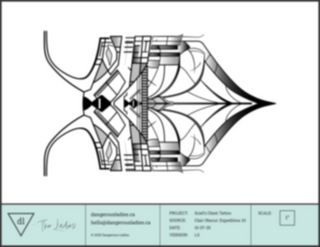 Sciel's Chest Tattoo [Digital Pattern] Embroidery + Patterns cosplay DangerousLadies
