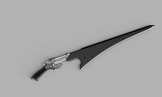 Seifer's Hyperion Gunblade [3D Print Files] 3D Files cosplay DangerousLadies