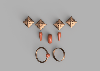 Sha Lan's Accessories [3D Print Files] 3D Files cosplay DangerousLadies
