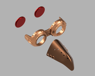 Shadow Witch's Goggles [3D Print Files] 3D Files cosplay DangerousLadies