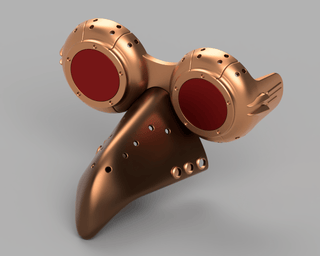 Shadow Witch's Goggles [3D Print Files] 3D Files cosplay DangerousLadies
