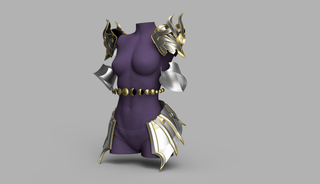 Shadowheart's Dark Justiciar Armour [3D Print Files] 3D Files cosplay DangerousLadies