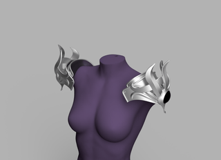 Shadowheart's Shoulder Pauldrons [3D Print Files] 3D Files cosplay DangerousLadies