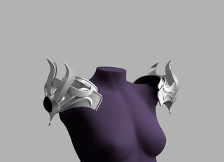 Shadowheart's Shoulder Pauldrons [3D Print Files] 3D Files cosplay DangerousLadies