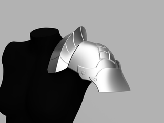 Shez's Three Hopes Shoulder Pauldron [3D Print Files] 3D Files cosplay DangerousLadies