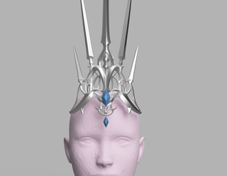 Shiva's Eden Tiara [3D Print Files] 3D Files cosplay DangerousLadies