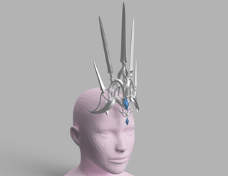 Shiva's Eden Tiara [3D Print Files] 3D Files cosplay DangerousLadies