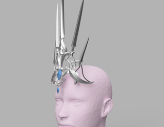 Shiva's Eden Tiara [3D Print Files] 3D Files cosplay DangerousLadies