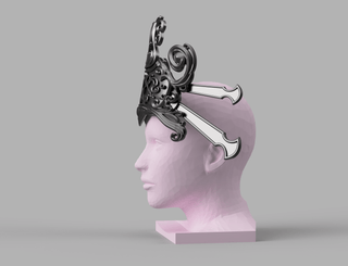 Shrine Maiden's Headdress [3D Print Files] 3D Files cosplay DangerousLadies