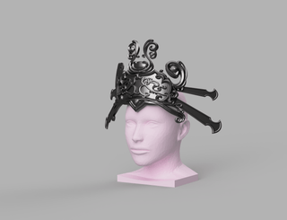 Shrine Maiden's Headdress [3D Print Files] 3D Files cosplay DangerousLadies