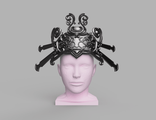 Shrine Maiden's Headdress [3D Print Files] 3D Files cosplay DangerousLadies