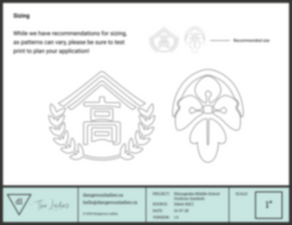 Silent Hill ƒ School Uniform Emblems [Digital Pattern] Embroidery + Patterns cosplay DangerousLadies