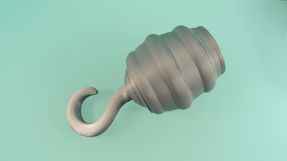 Sir Crocodile's Hook Hand [3D Printed Kit] 3D Printed Kit cosplay DangerousLadies