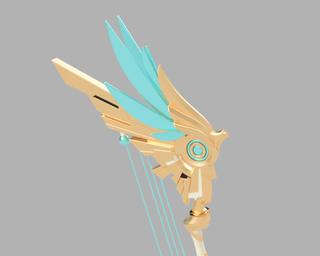 Skyward Harp [3D Print Files] 3D Files cosplay DangerousLadies
