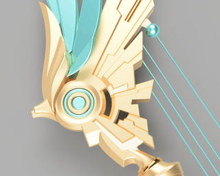 Skyward Harp [3D Print Files] 3D Files cosplay DangerousLadies