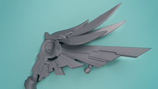 Skyward Harp [3D Printed Kit] 3D Printed Kit cosplay DangerousLadies