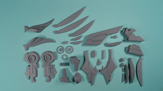 Skyward Harp [3D Printed Kit] 3D Printed Kit cosplay DangerousLadies