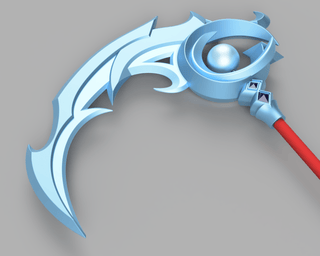 Snow Moon Kayn's Shadow Assassin Scythe [3D Print Files] 3D Files cosplay DangerousLadies