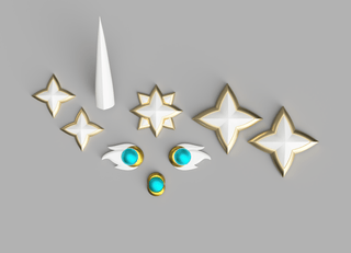 Soraka's Star Guardian Accessories [3D Print Files] 3D Files cosplay DangerousLadies