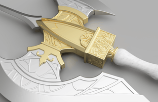 Sothis' Divine Bloodaxe [3D Print Files] 3D Files cosplay DangerousLadies