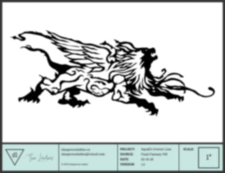 Squall's Griever Lion [Digital Pattern] Embroidery + Patterns cosplay DangerousLadies