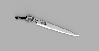 Squall's Revolver Gunblade [3D Print Files] 3D Files cosplay DangerousLadies