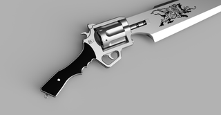 Squall's Revolver Gunblade [3D Print Files] 3D Files cosplay DangerousLadies