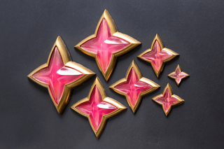 Four-Pointed Stars and Backings