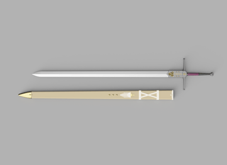 Strohl’s Sword and Sheath [3D Print Files] 3D Files cosplay DangerousLadies