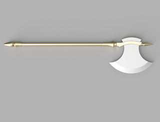 Subaru's Axe [3D Print Files] 3D Files cosplay DangerousLadies