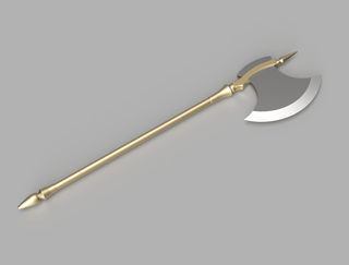 Subaru's Axe [3D Print Files] 3D Files cosplay DangerousLadies