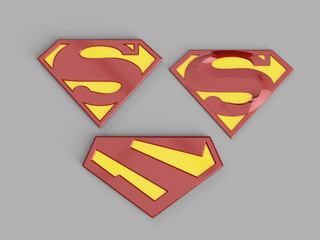 Superman's Crest [3D Print Files] 3D Files cosplay DangerousLadies