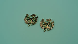 Targaryen Dragon Doublet Clasps [Brass + Gold Plating] Jewelry cosplay DangerousLadies