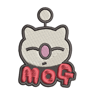 Terra's Mog Patch [Embroidery Files] Embroidery + Patterns cosplay DangerousLadies