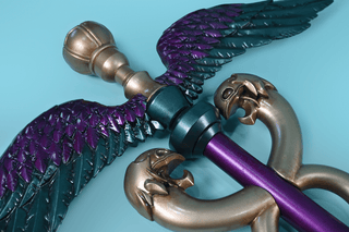 The Ancient Hermes' Caduceus Staff [3D Printed Kit] 3D Printed Kit cosplay DangerousLadies