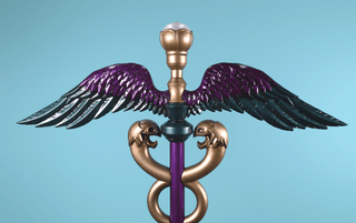 The Ancient Hermes' Caduceus Staff [3D Printed Kit] 3D Printed Kit cosplay DangerousLadies