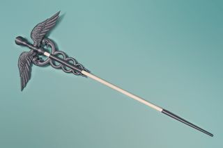 The Ancient Hermes' Caduceus Staff [3D Printed Kit] 3D Printed Kit cosplay DangerousLadies