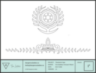Theodora's Cape Details [Digital Pattern] Embroidery + Patterns cosplay DangerousLadies
