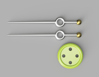 Thimble's Button and Daggers [3D Print Files] 3D Files cosplay DangerousLadies