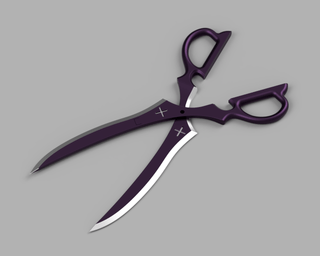 Three's Scissors and Sword [3D Print Files] 3D Files cosplay DangerousLadies