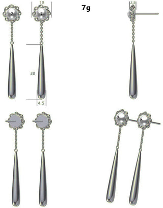 Tifa's Earrings [Silver] Jewelry cosplay DangerousLadies