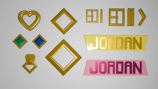 Tosen Jordan's Accessories [3D Print Files] 3D Files cosplay DangerousLadies