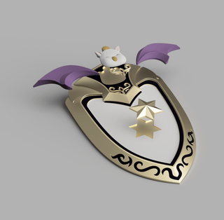 Town Moogle Shield [3D Print Files] 3D Files cosplay DangerousLadies