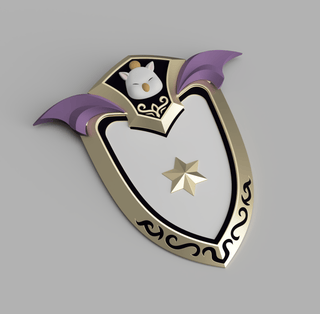 Town Moogle Shield [3D Print Files] 3D Files cosplay DangerousLadies