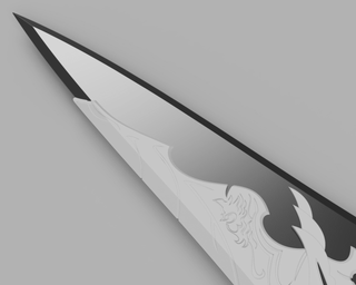 Two's Sword [3D Print Files] 3D Files cosplay DangerousLadies
