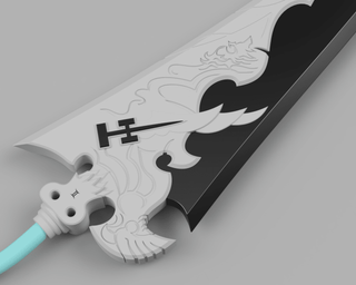 Two's Sword [3D Print Files] 3D Files cosplay DangerousLadies