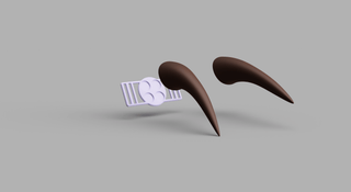 Umamusume Horse Tail Bases [3D Print Files] 3D Files cosplay DangerousLadies