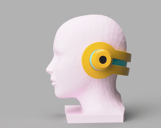 Uta's Headset [3D Print Files] 3D Files cosplay DangerousLadies