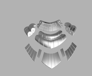 Vector's Prince Armour and Accessories [3D Print Files] 3D Files cosplay DangerousLadies