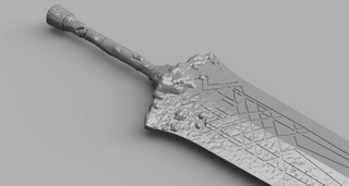 Verso's Simoso Sword and Dagger [3D Print Files] 3D Files cosplay DangerousLadies